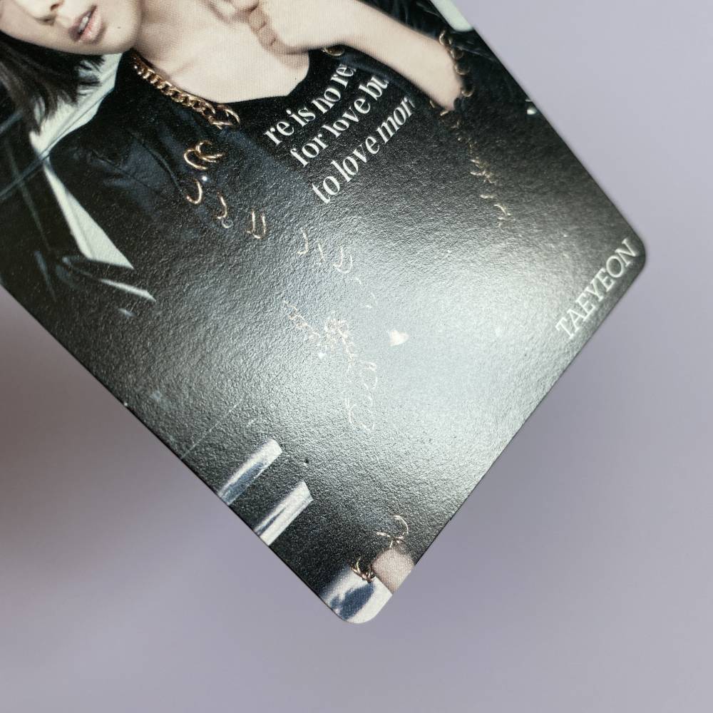 SNSD 'MR TAXI / RUN DEVIL RUN' JAPANESE PHOTOCARD - TAEYEON